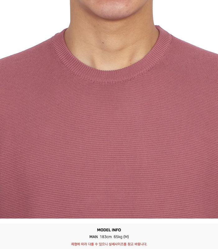 Drumohr Men’s Short Sleeve Crewneck Knit Sweater
