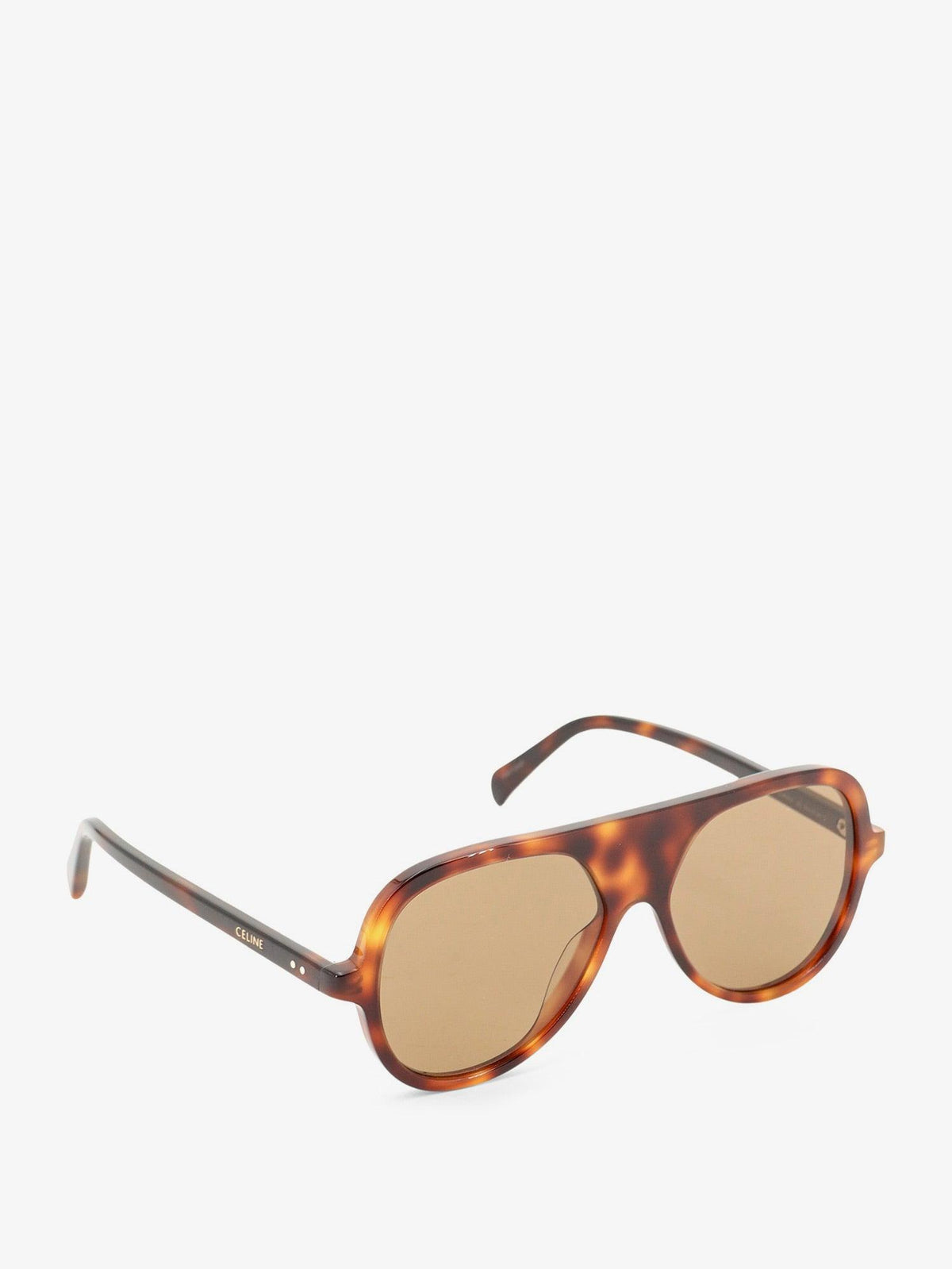 CELINE Black Acetate Square Sunglasses for Men
