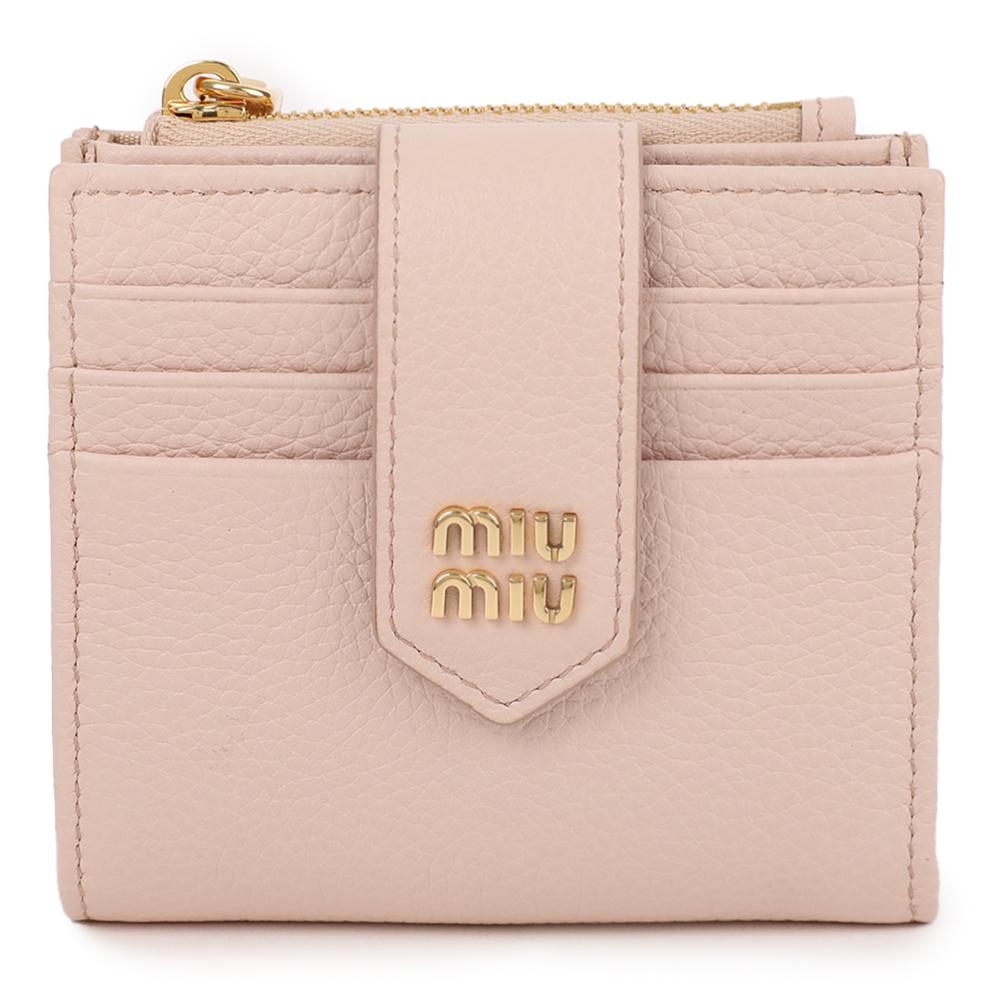 Miu Miu Soft Leather Card Holder Wallet 5ML047 ADT7 F0LOZ