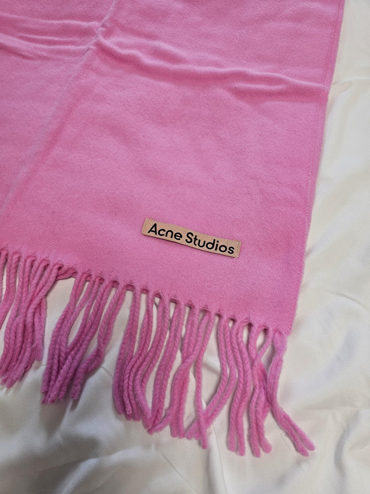 Acne Studios Narrow Wool Fringe Scarf CA0210 BP5