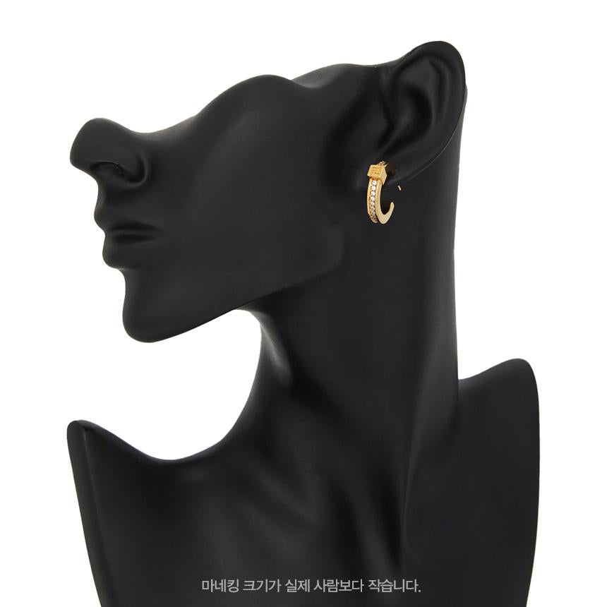 FENDI Forever Women’s Hoop Earrings 8AL216 ATEP F089U