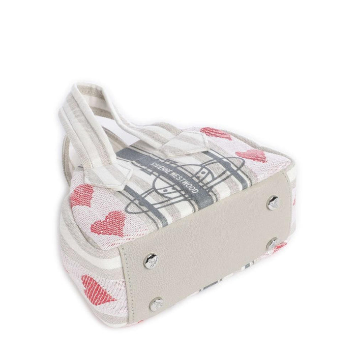 Vivienne Westwood Archive Mini Crossbody Bag White Leather