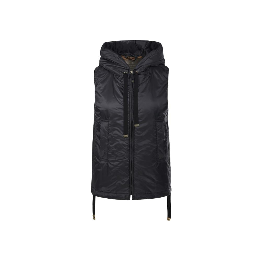 Max Mara GREENGO Hooded Down Vest Black 2429296014 009