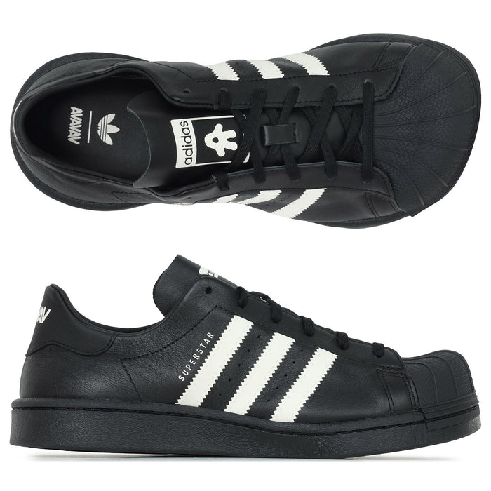 Adidas Core Black Mist Stone Decon Superstar Low-Top Sneakers KI0733
