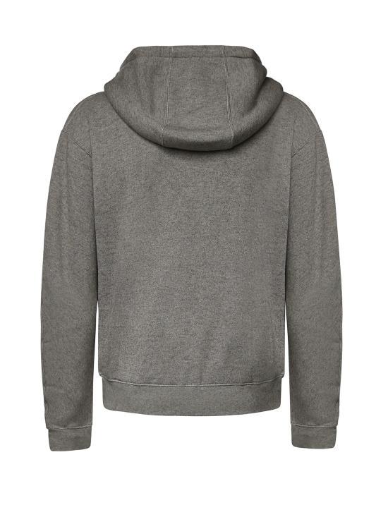 LOEWE Cotton Cashmere Flamenco Hoodie Gray