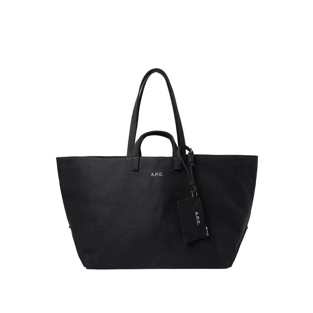 A.P.C. Le Drummer Toile Small Tote Bag Black