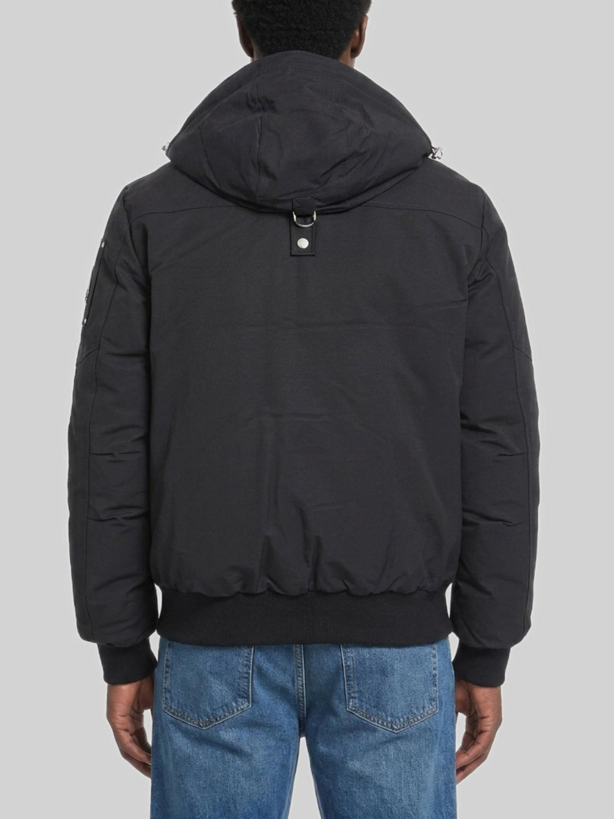 Moose Knuckles Black Down Puffer Jacket Men’s Outerwear