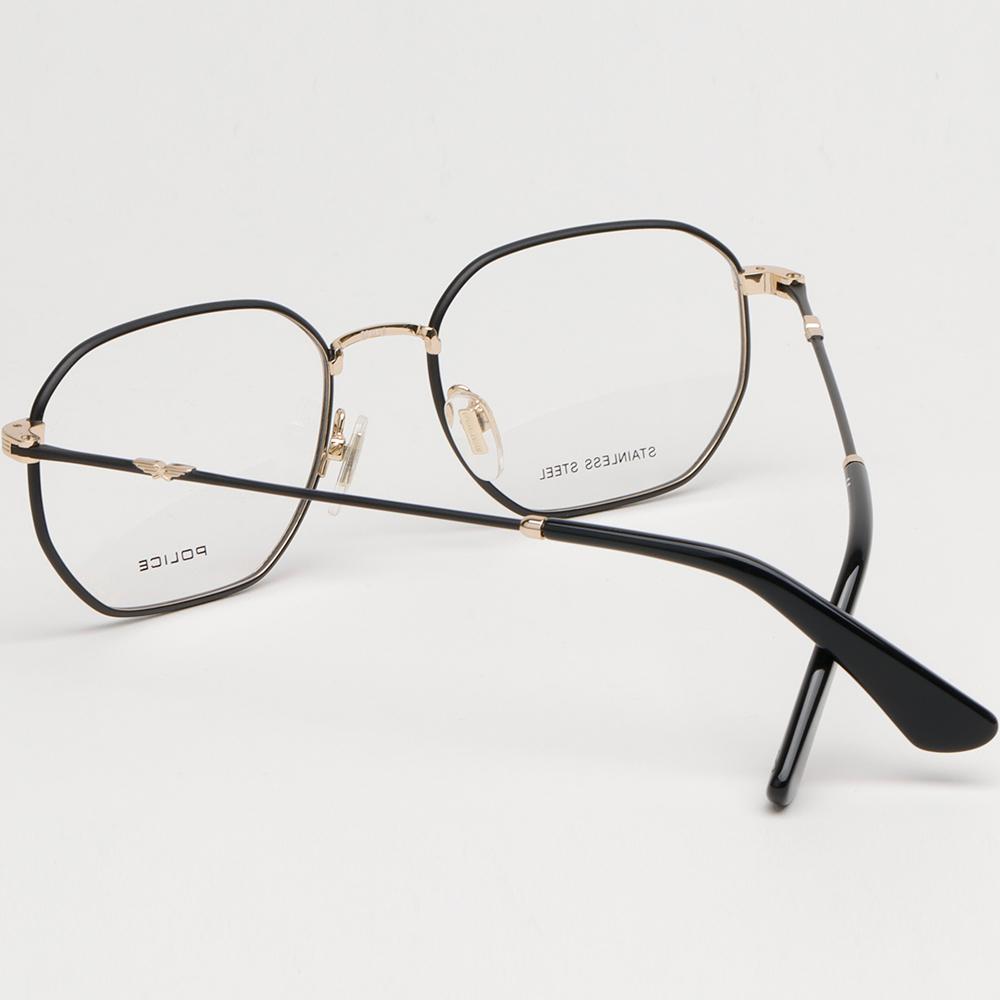 Police Unisex Metal Frame Eyeglasses ORIGINS LITE8 VPLD01 0302