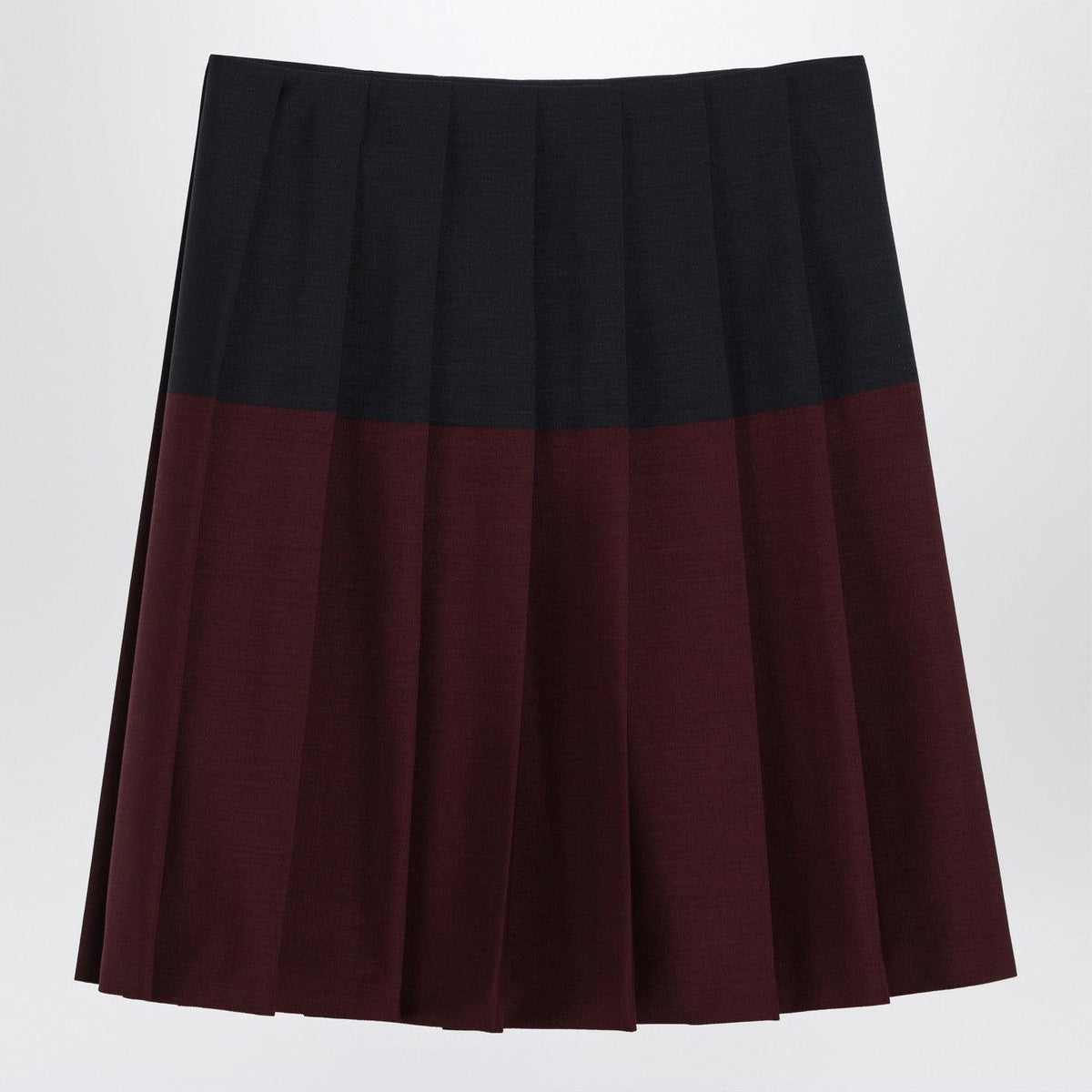 Miu Miu Wool Blend Midi Skirt