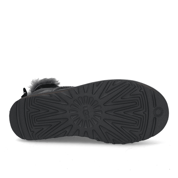 Ugg Mini Bailey Bow II Boots Women Obsidian 1016501