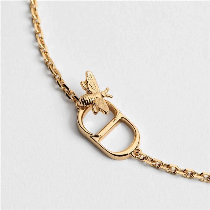 DIOR CD Garden Bracelet Gold-Tone Metal Jewelry