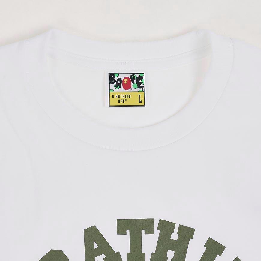 BAPE First Camo College Men’s T-Shirt 001TEM301013MWHO
