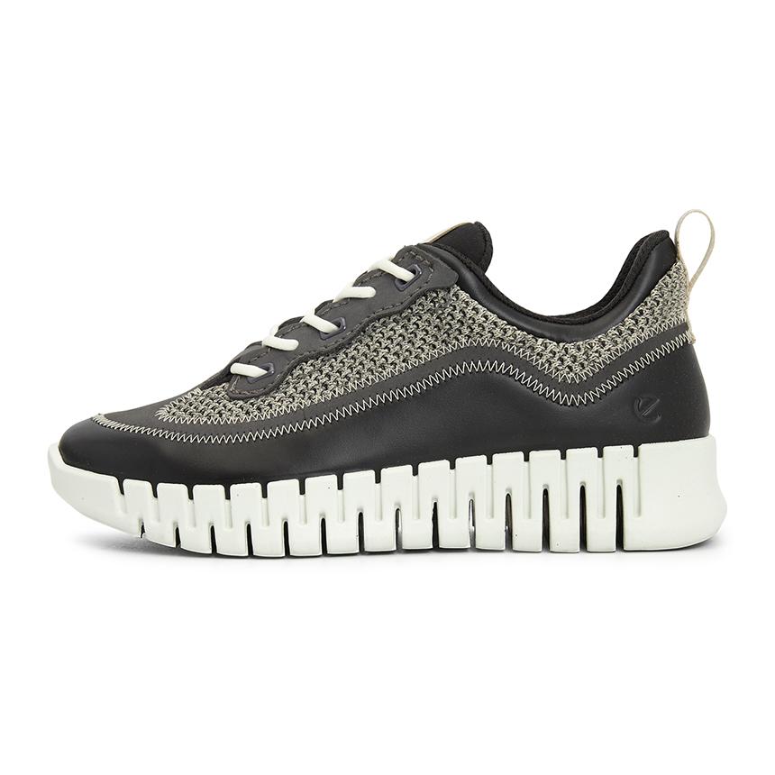 ecco Groove Women’s Leather Low-Top Sneakers 218343 61399