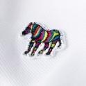 Paul Smith Cotton Polo Shirt for Men M2R183KPZEBRA01 WHITE DOM
