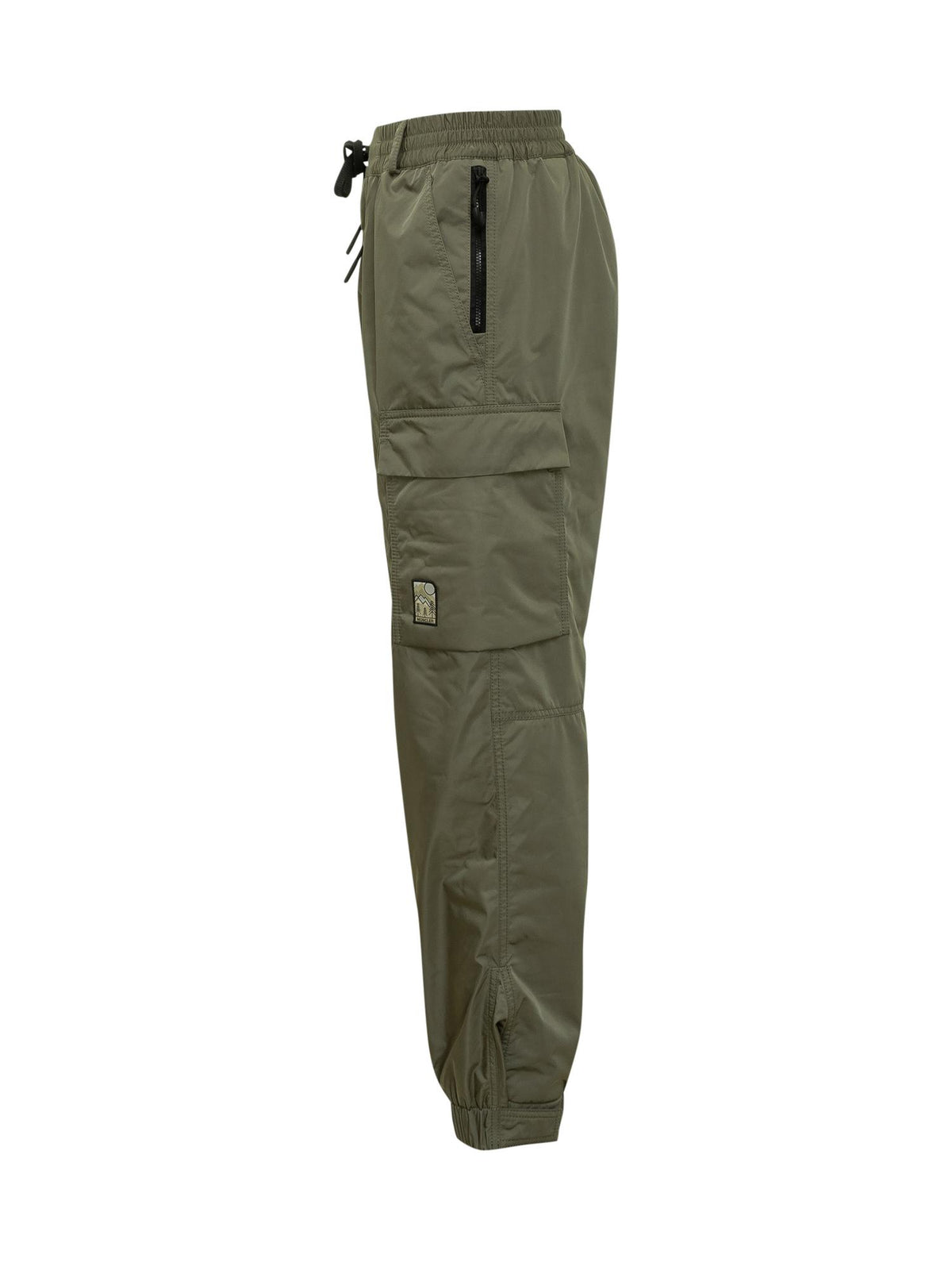 Moncler Black Cotton Cargo Pants for Men