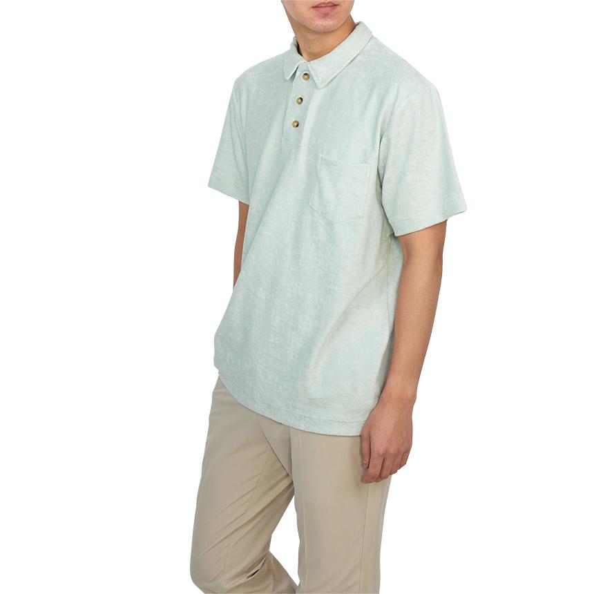 HOWLIN Men’s Polo Short Sleeve T-Shirt Sky Blue