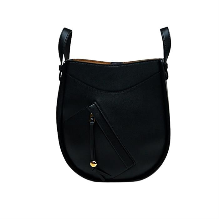 LOEWE Shiny Calfskin Hammock Slice Shoulder Bag A538HHSX01 1100