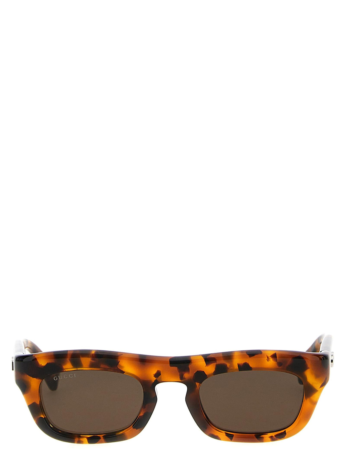 GUCCI Black Acetate Square Sunglasses