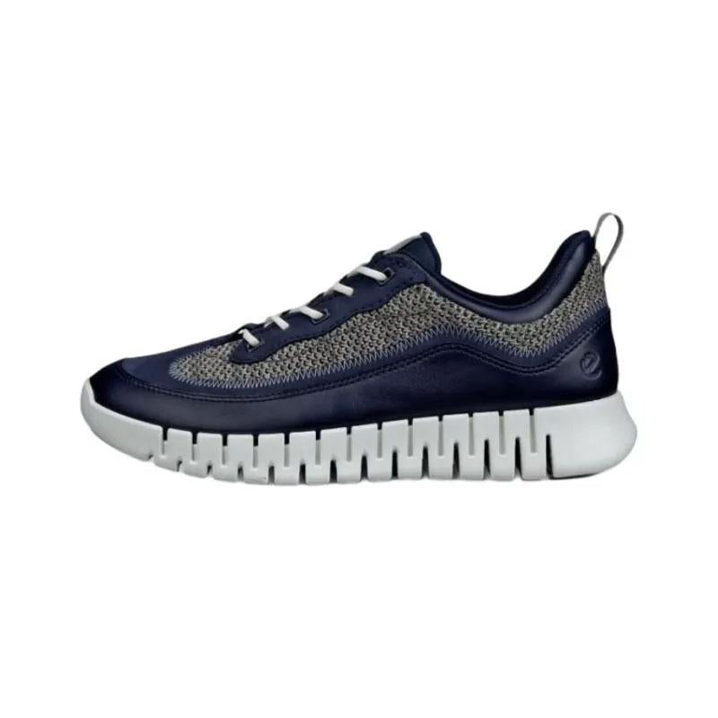 ecco Groove Navy Men’s Low-Top Sneakers 525294 61397