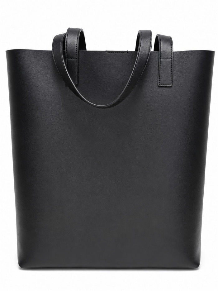 Saint Laurent Bold Shopping Bag Soft Leather Black Tote