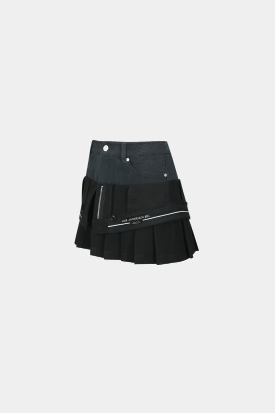 Andersson Bell Black Mini Skirt for Women apa844w BLACK DOM