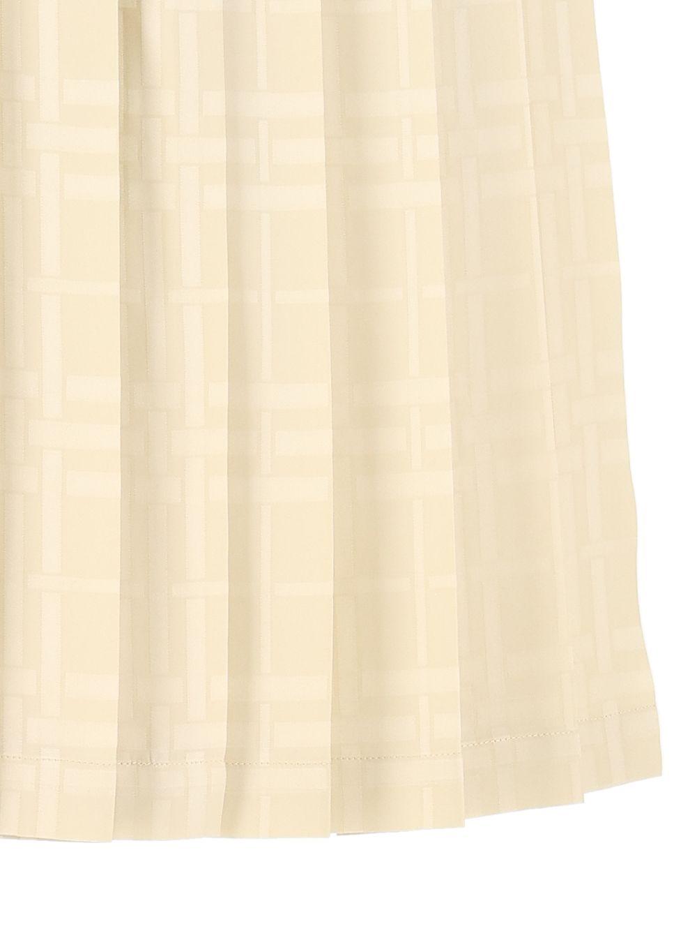 BURBERRY Beige Cotton Long Skirt