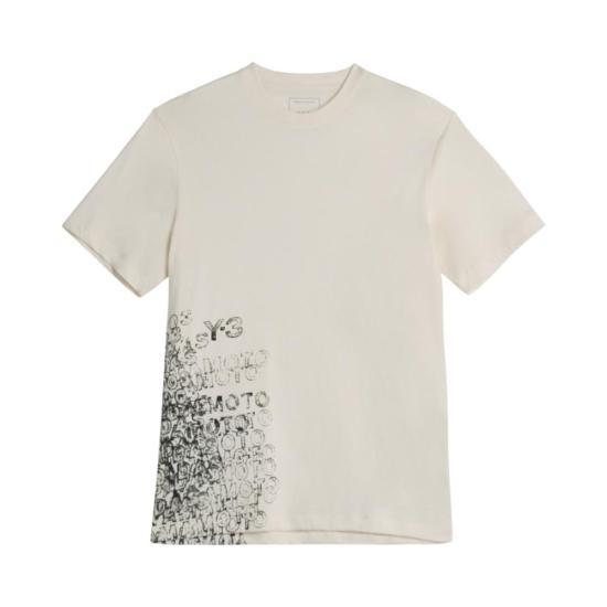 Y-3 Chalk White Short Sleeve T-Shirt YY3U261PRTS 047