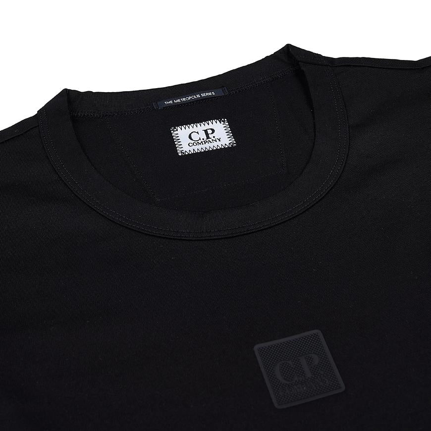 CP Company Men’s Metropolis Series Mercerized Cotton T-Shirt Black