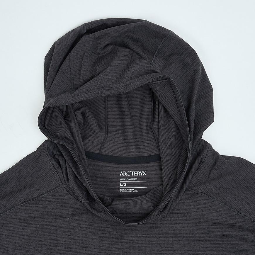 ARC`TERYX Men's Kormac Hoodie X000009699 BLACK HEATHER