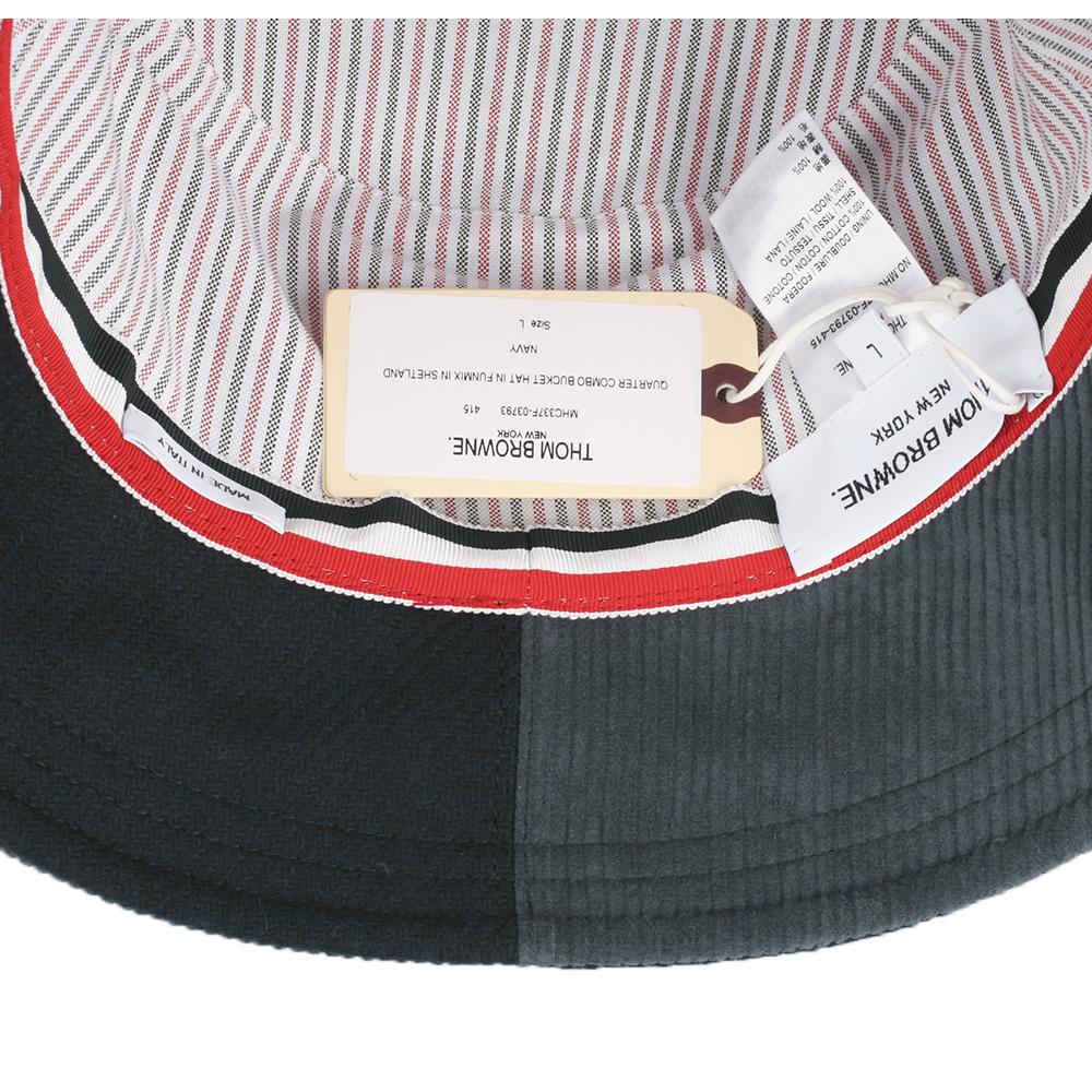 THOM BROWNE Men's Corduroy Bucket Hat MHC337F03793