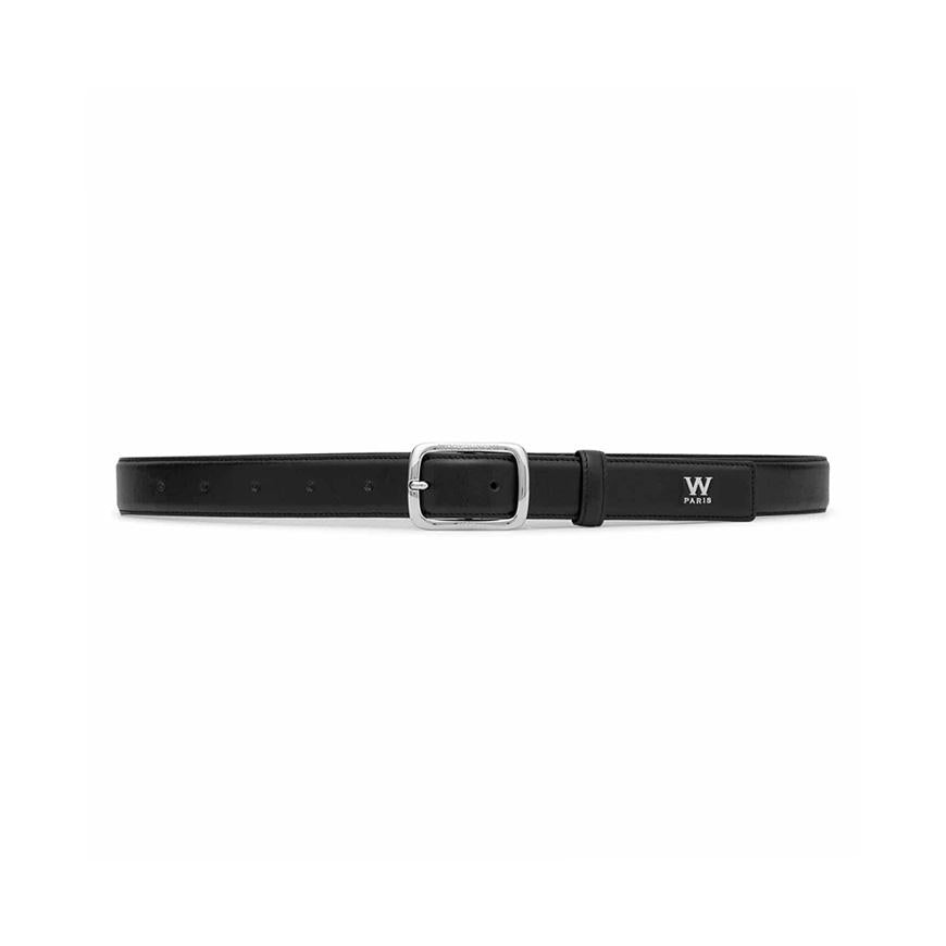 WOOYOUNGMI Small Logo Leather Belt for Men W253BE01 674B