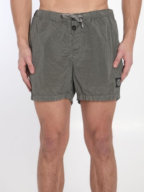 STONE ISLAND Nylon Metal Econyl Slim Fit Swim Trunks with Pock K1S15 S0043 V0054