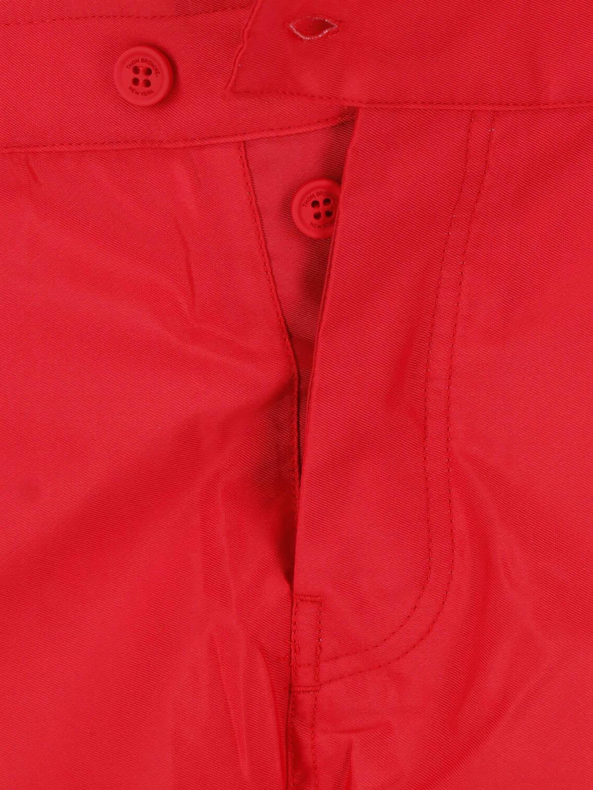 THOM BROWNE Navy Swim Shorts