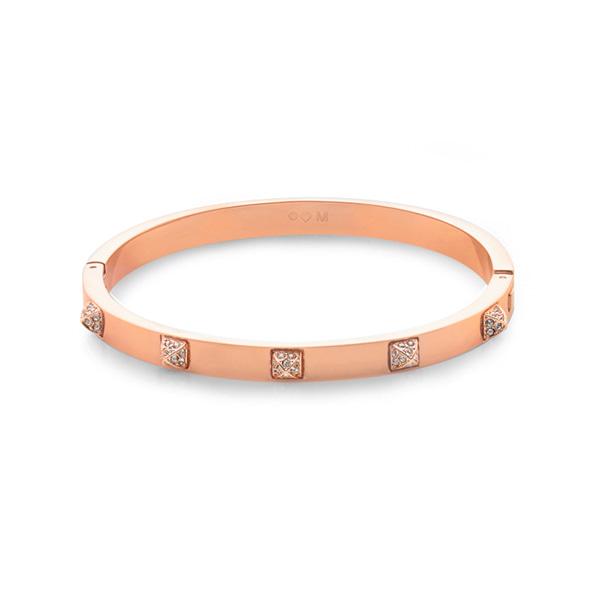 Swarovski Rose Gold Plated Bangle Bracelet for Women 5098368 Tactic