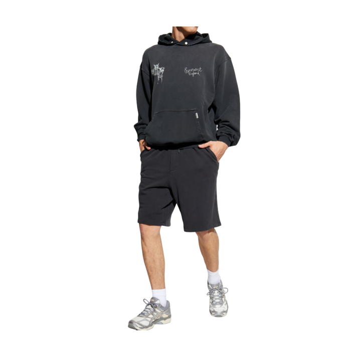 REPRESENT Logo Print Black Men's Hoodie MLM100556 03