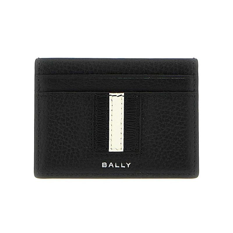 BALLY Ribbon Leather Card Holder Wallet for Men MLB01SVT434 U901P