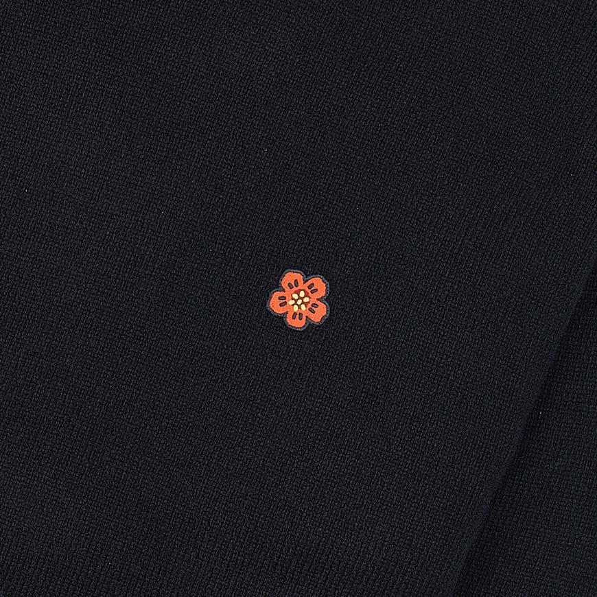 KENZO Men’s Boke Flower Wool Crewneck Sweater Black