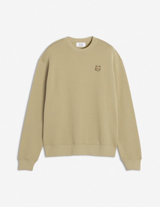 Maison Kitsune Bold Fox Head Patch Comfort Sweatshirt Cardamom