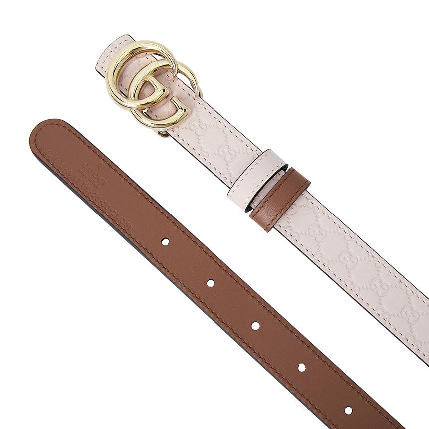 GUCCI GG Marmont Reversible Leather Belt for Women