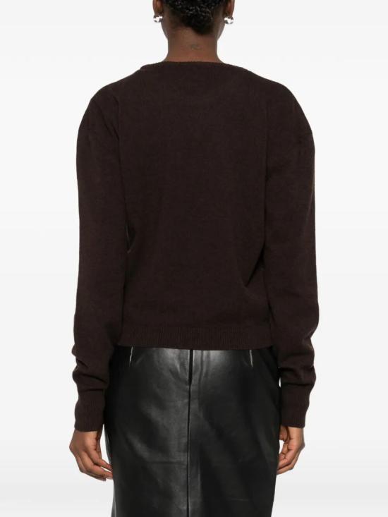 Paloma Wool Brown Clor Knit Round Neck Sweater VJ0101323