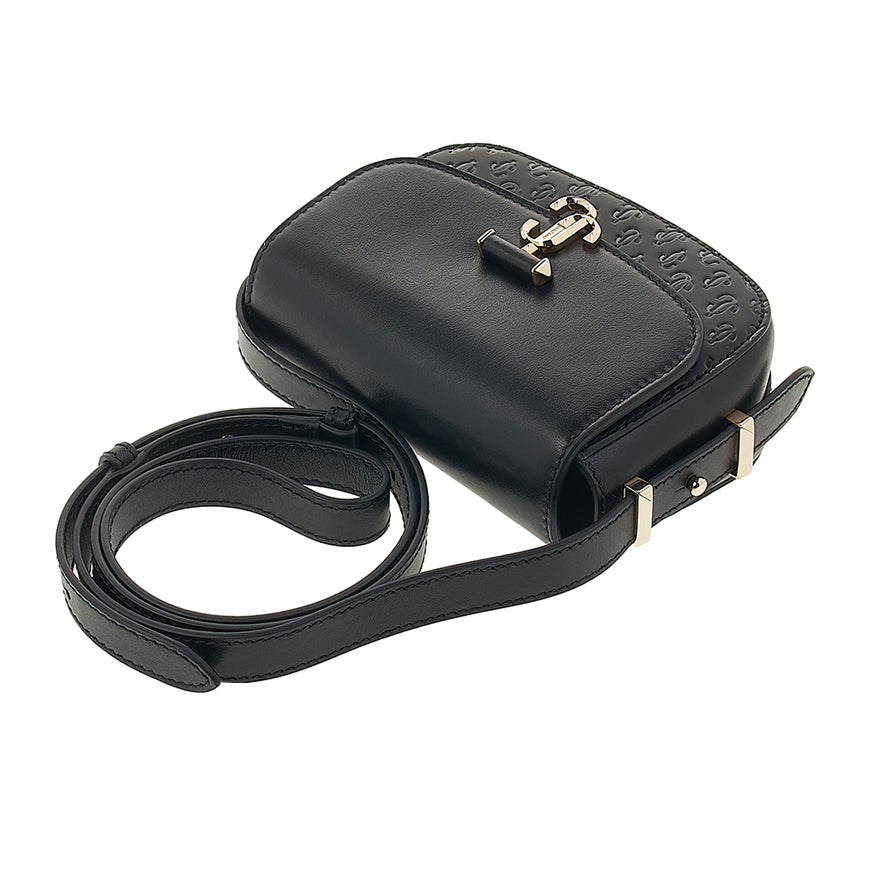 Jimmy Choo Women's Varenne Small Satchel Shoulder Bag KZZ BLACK