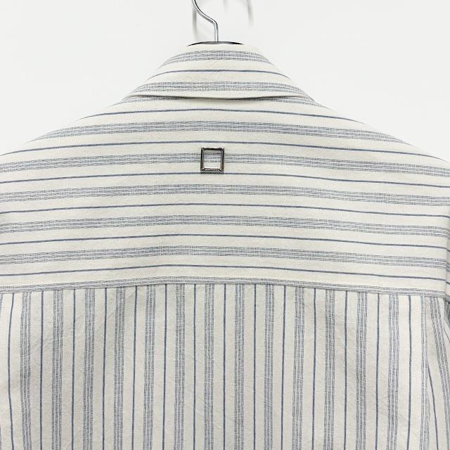 WOOYOUNGMI Logo Stripe Patch Long Sleeve Shirt W261SH10 834L