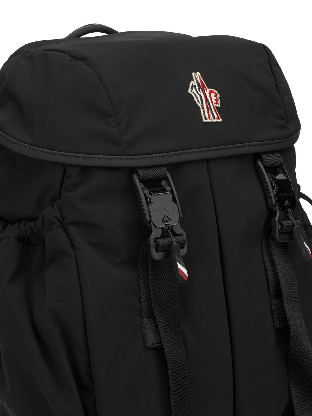 Moncler Black Nylon Backpack for Men