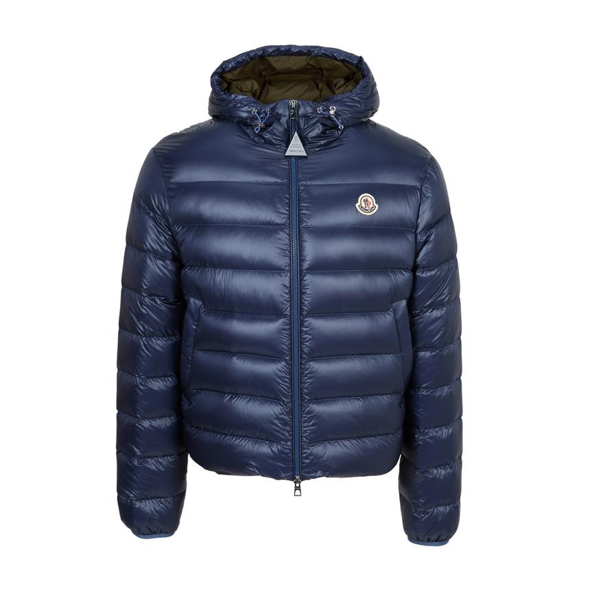 Moncler Puffer Jacket Forzo Men Blue Down Coat