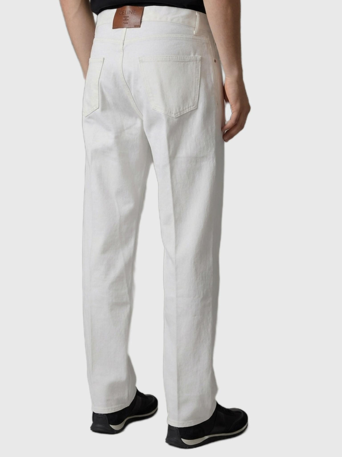 CELINE Grey Denim Jeans Men’s Straight Leg Pants