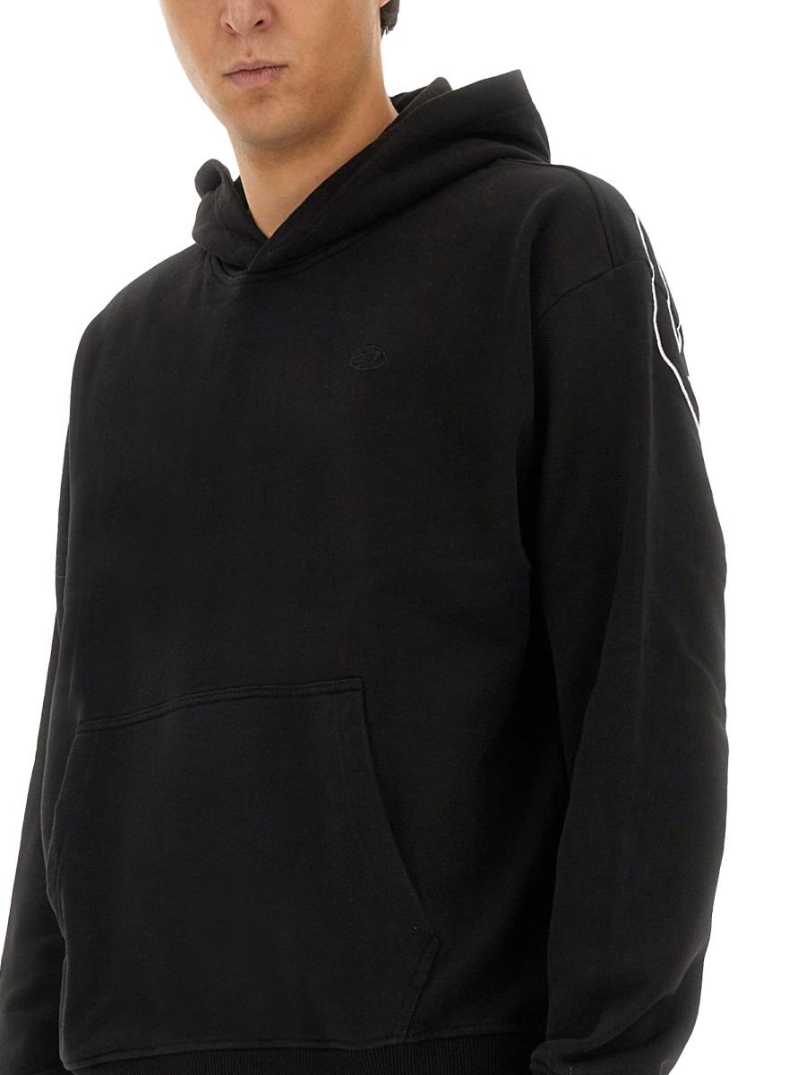 DIESEL Short Sleeve Cotton T-Shirt Black Men’s Crewneck Top