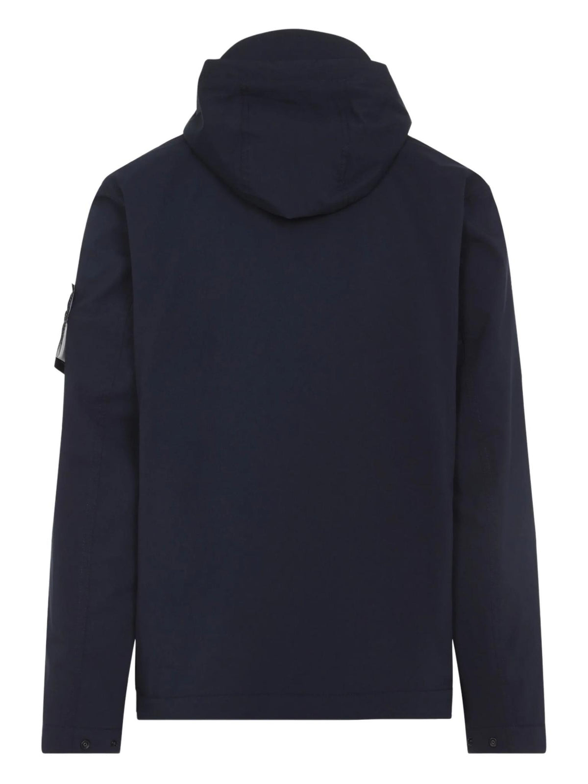STONE ISLAND Black Nylon Anorak Pullover Jacket for Men