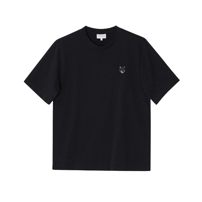 Maison Kitsune Fox Head Patch Oversized T-Shirt Black LM00107 KJ0119 P199