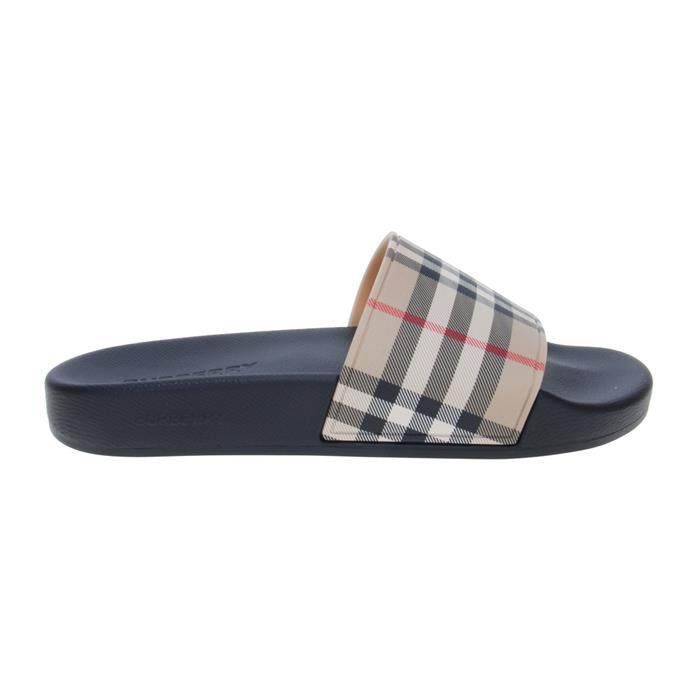BURBERRY Vintage Check Slide Sandals Slippers