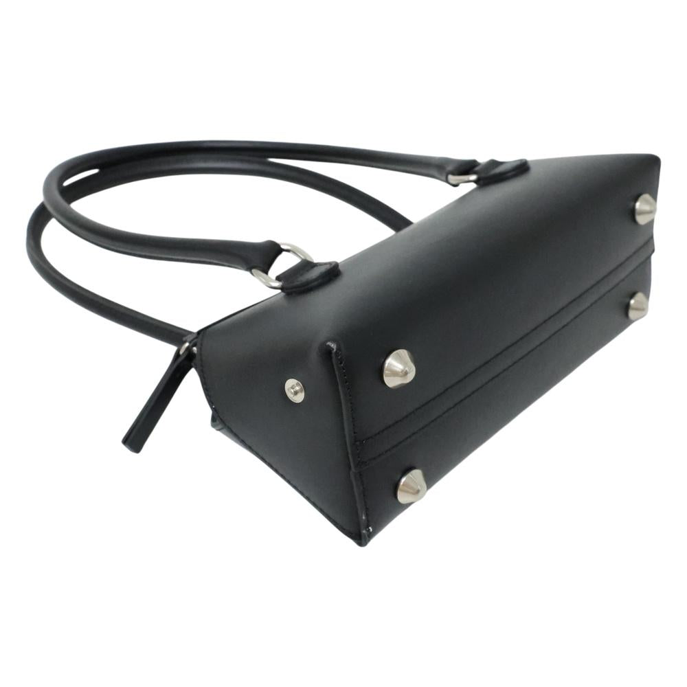MM6 black leather Bauletto women’s shoulder bag